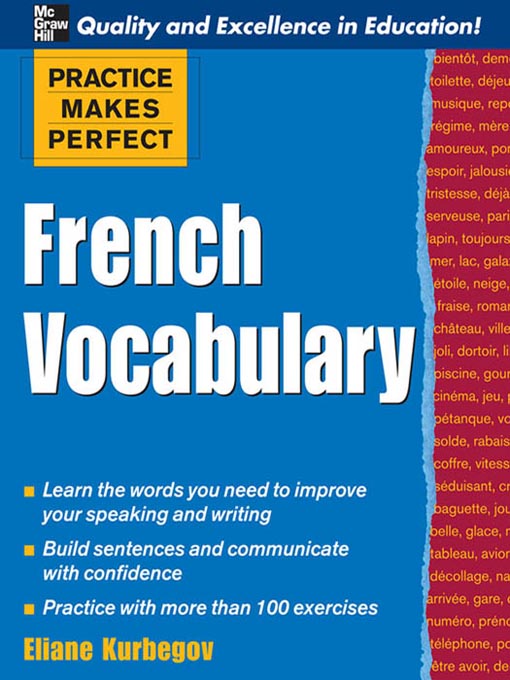 Title details for French Vocabulary by Eliane Kurbegov - Available